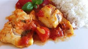 Botervis in tomatensaus